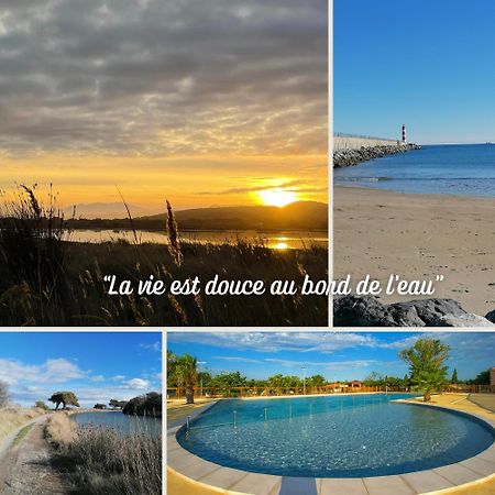 Entre Mer Et Roseaux - Piscine - Proche Centre Et Mer - Petfriendly Port-la-Nouvelle Oda fotoğraf
